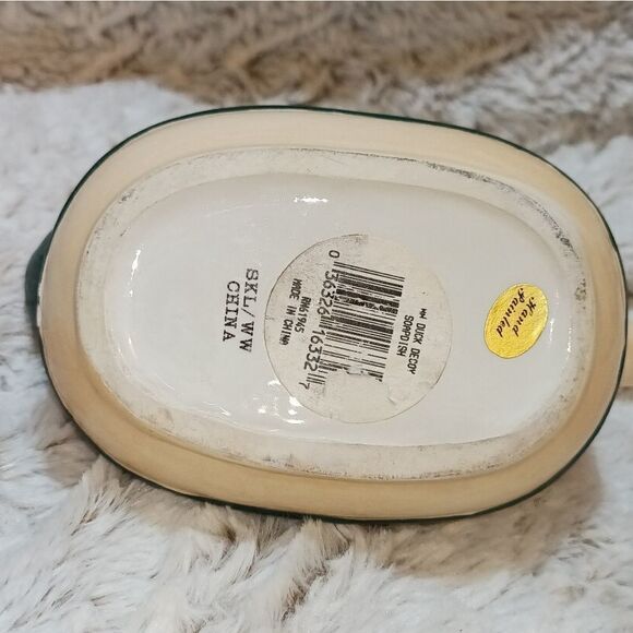 Soap dish , hand painted, duck - Picture 7 of 8